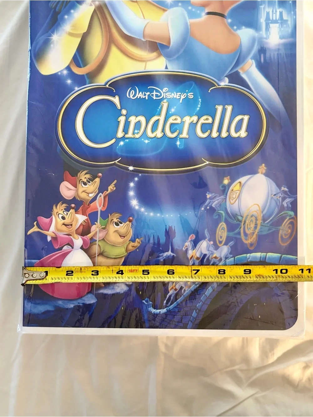 NEW Sealed Disney Cinderella Platinum Edition VHS Boxed Throw Blanket